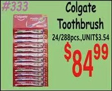 Colgate Toothbrush 24/288pcs