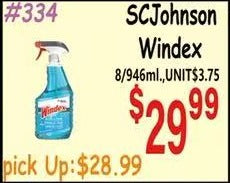 SCJohnson Windex 8/946ml