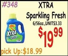 XTRA Sparkling Fresh 6/56oz