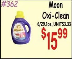 Moon Oxi-Clean 6/29.1oz