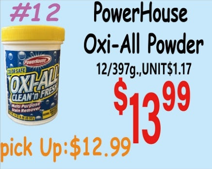PowerHouse Oxi-All Powder 12/397g