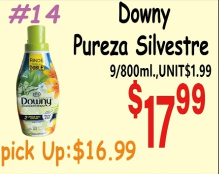Downy Pureza Silvestre 9/800ml