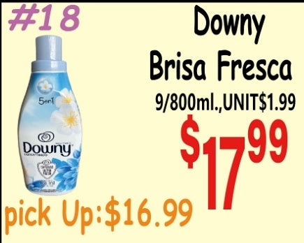 Downy Brisa Fresca 9/800ml
