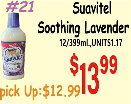Suavitel Soothing Lavender 12/399ml