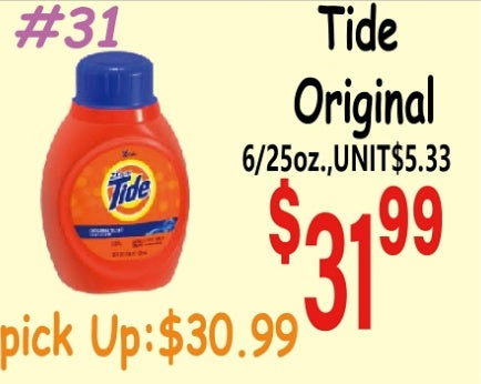 Tide Original 6/25oz