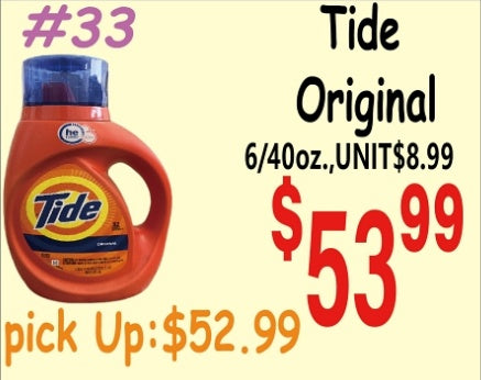 Tide Original 6/40oz
