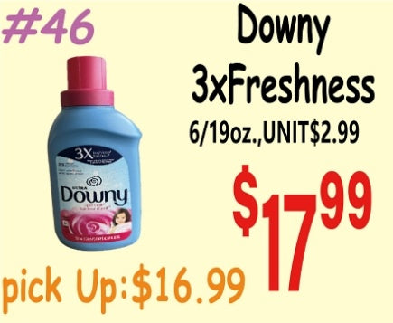 Downy 3xFreshness 6/46oz