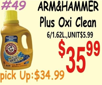 ARM&HAMMER Plus Oxi Clean 6/1.62L