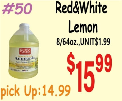 Red&White Lemon 8/64oz