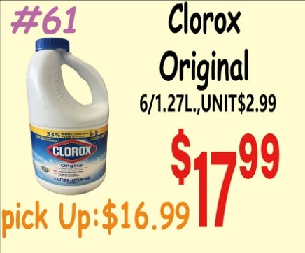 Clorox Original 6/1.27L