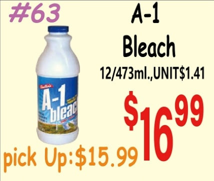 A-1 Bleach 12/473ml