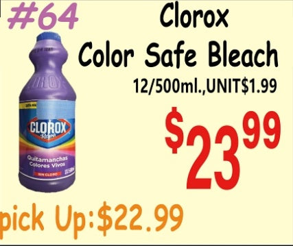 Clorox Color Safe Bleach 12/500ml