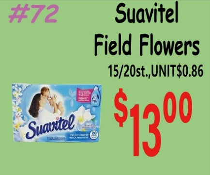 Suavitel Field Flowers 15/20st