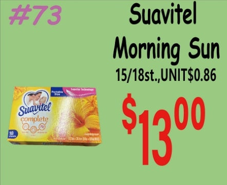 Suavitel Morning Sun 15/18st