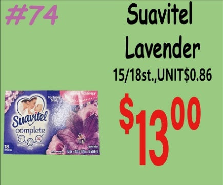 Suavitel Lavender 15/18st