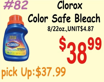 Clorox Color Safe Bleach 8/22oz