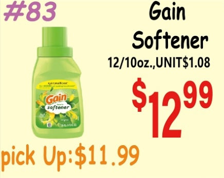 Gain Softener 12/10oz