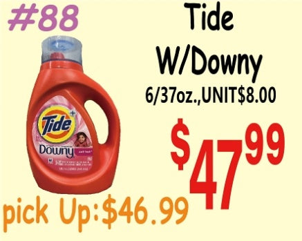 Downy w/Tide 6/37oz