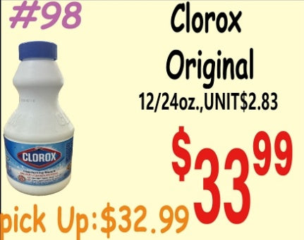 Clorox Original 12/24oz