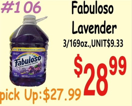 Fabuloso Lavender 3/169oz