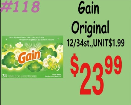 Gain Original 12/34st