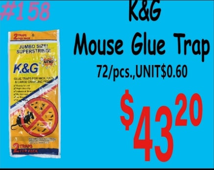 K&G Mouse Glue Trap 7/2pcs