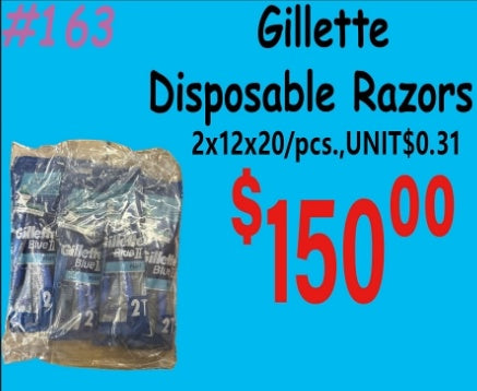 Gillette Disposable Razors 3/12+3=15pcs