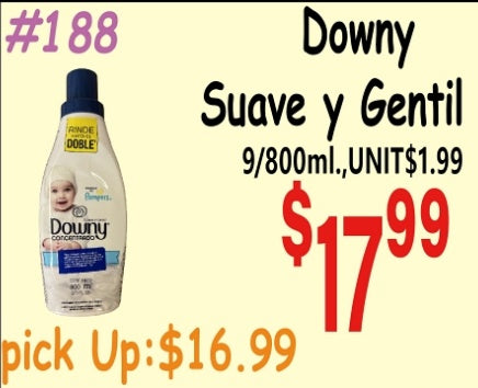 Downy Suave y Gentil 9/800ml