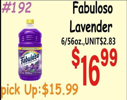 Fabuloso Lavender 6/56oz