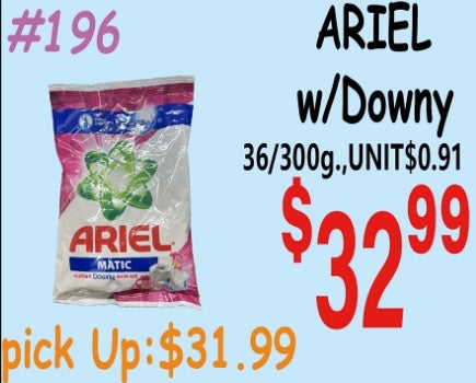 ARIEL w/Downy 36/300g