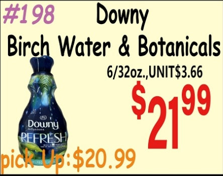 Downy Birch Water & Botanicals 6/32oz