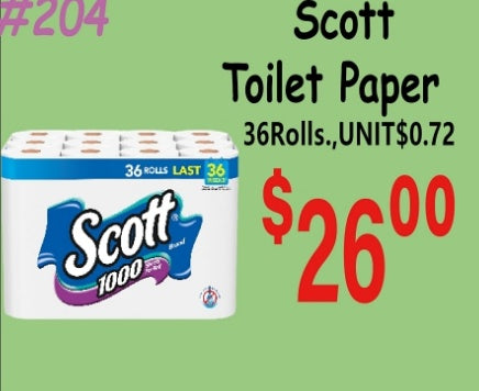 Scott Toilet Paper 36/rol