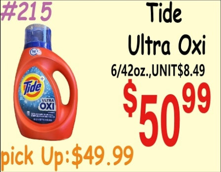 Tide Ultra Oxi 6/40oz