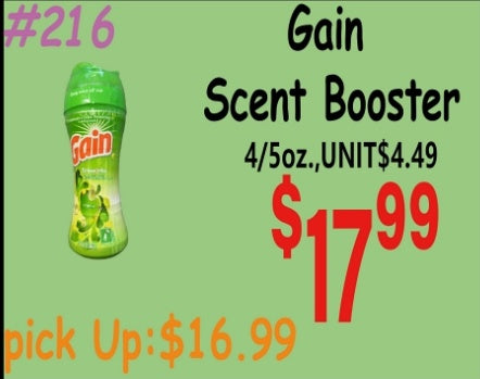 Gain Scent Booster 4/95oz