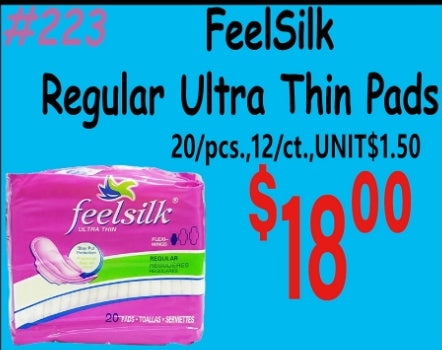 FeelSilk Regular Ultra Thin Pads 28/pcs
