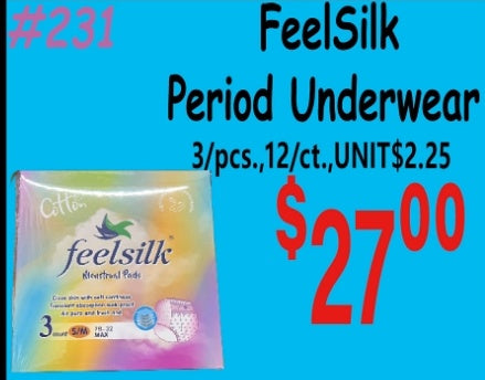 FeelSilk Period Underwear 3/pcs