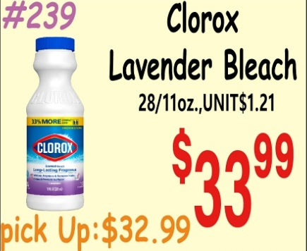 Clorox Lavender Bleach 28/11oz