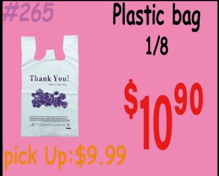 Plastic bag 1/8