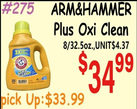 ARM&HAMMER Plus Oxi Clean 8/32oz