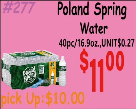 Poland Spring Water 40/16.9oz