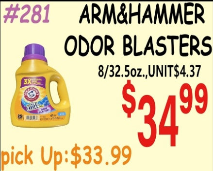 ARM&HAMMER ODOR BLASTERS 8/32oz