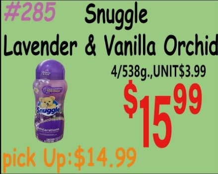Snuggle Lavender & Vanilla 4/538g