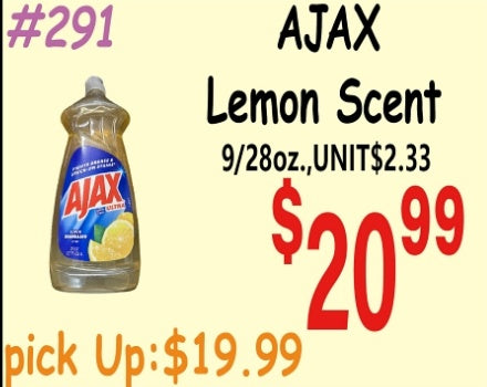 AJAX Lemon Scent 9/26oz