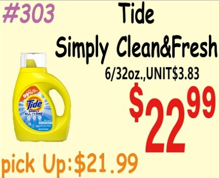 Tide Simply Clean&Fresh 6/230ml