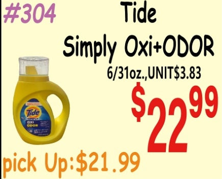 Tide Simply Oxi+ODOR 6/230ml