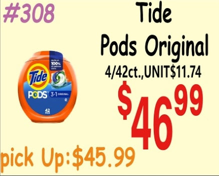 Tide Pods Original 4/162oz