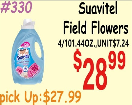 Suavitel Field Flowers 4/101oz