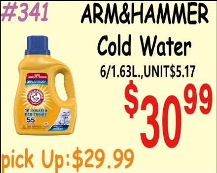 ARM&HAMMER Cold Water 6/1.63L