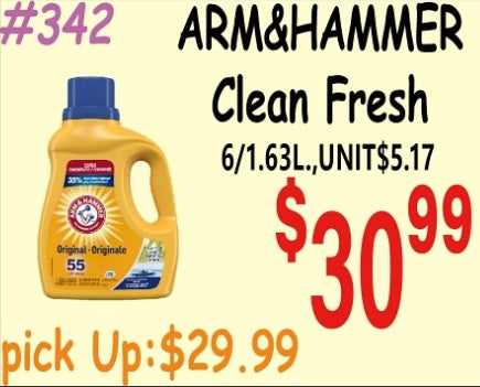 ARM&HAMMER Clean Fresh 6/1.63L