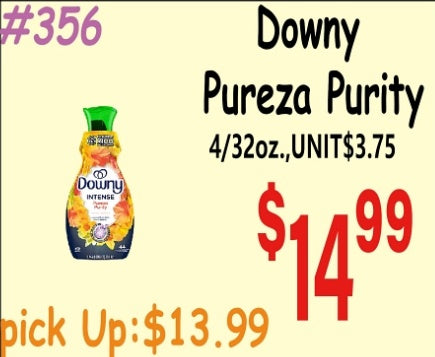 Downy Pureza Purity 4/32oz